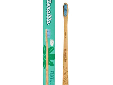 Zerolla Eco Biobased Bamboo Toothbrush - Plant-based Bristles Medium Sale