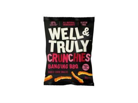 Well and Truly Banging BBQ Crunchies Snack 30g Online Hot Sale