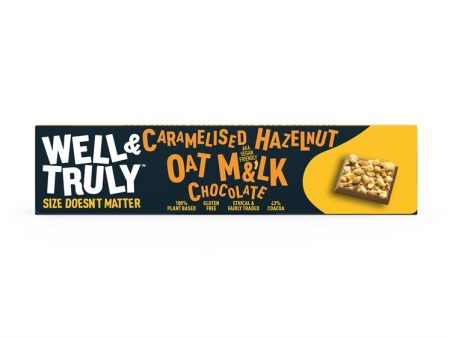 Well and Truly Oat M&lk Chocolate Hazelnut Bar 30g Fashion