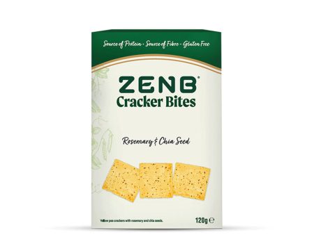 ZENB Rosemary & Chia Seed Cracker Bites 120g Online Hot Sale