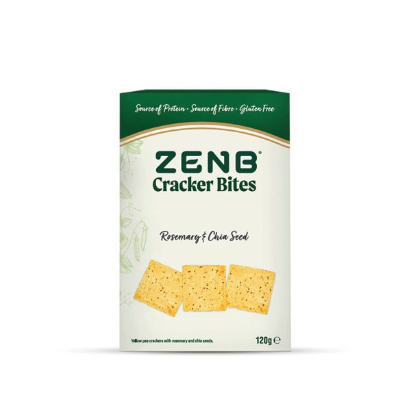 ZENB Rosemary & Chia Seed Cracker Bites 120g Online Hot Sale