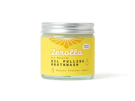 Zerolla Eco Natural Oil Pulling Ayurvedic Mouthwash 60ml - Italian Lemon on Sale