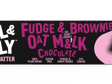 Well and Truly Oat M&lk Chocolate Bar with Fudge and Gluten Free Brownie 30g Fashion