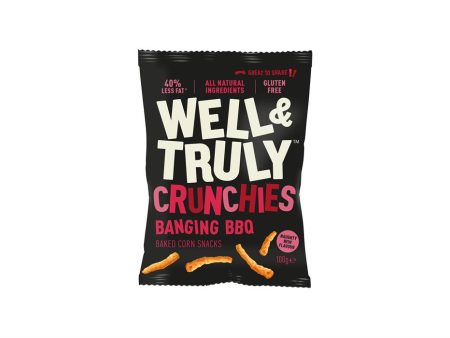 Well and Truly Banging BBQ Crunchies Snack 100g Hot on Sale