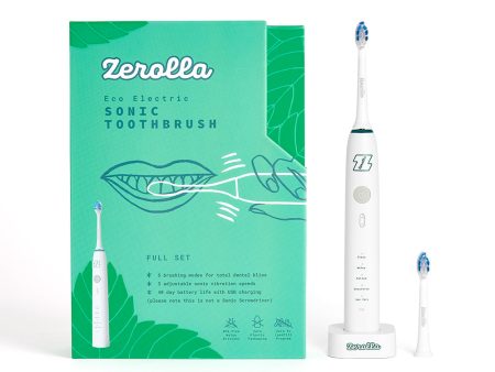 Zerolla Eco Electric Sonic Toothbrush - Set Sale