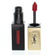 YSL Rouge Pur Couture Vernis A levres Glossy Stain Red 46 Rouge Fusain on Sale