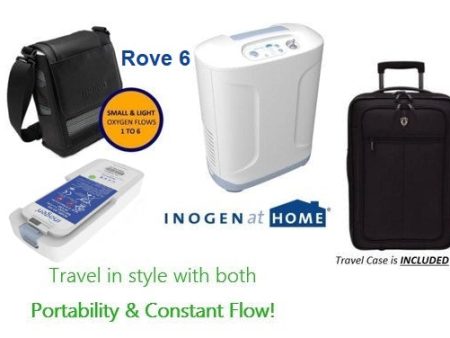 Inogen One® Rove 6 Portable Oxygen Concentrator + Inogen At Home® Stationary Oxygen Concentrator Bundle Cheap