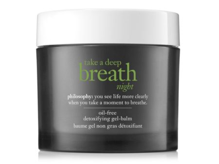 Take A Deep Breath Night Oil-Free Detoxifying Gel-Balm Discount