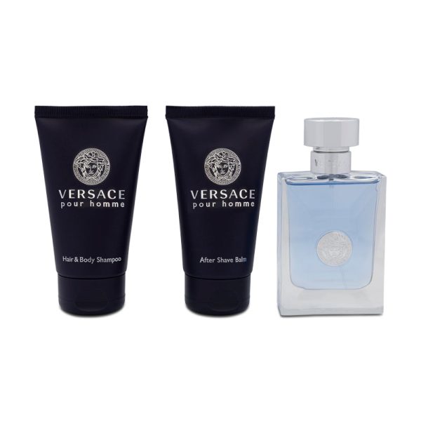 Versace Pour Homme 50ml Eau De Toilette Men s Fragrance Gift Set Fashion