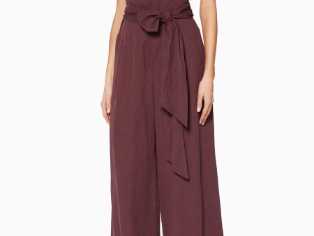 Ulla Johnson Plum Sleeveless Worksuit Size 0 Fashion