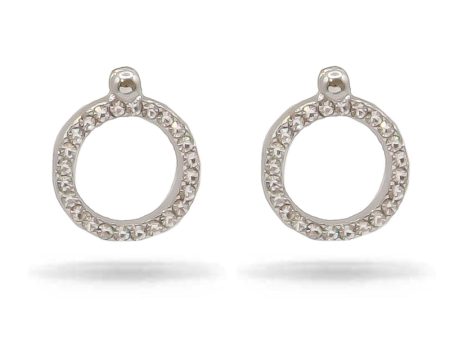 Zaza & Lilli Rhodium-Plated Silver Glint Earrings Online Sale