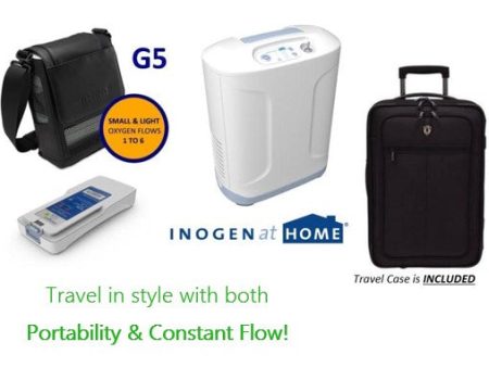 Ultimate Freedom Package - Inogen One G5 Portable Oxygen Concentrator + Inogen At Home Oxygen Concentrator - Direct Pricing (PRIVATE SALE) For Cheap