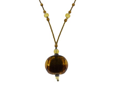 Antica Murrina Copper Glass Madame Necklace CO664A10 Cheap