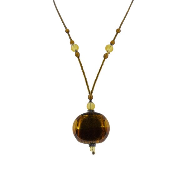 Antica Murrina Copper Glass Madame Necklace CO664A10 Cheap