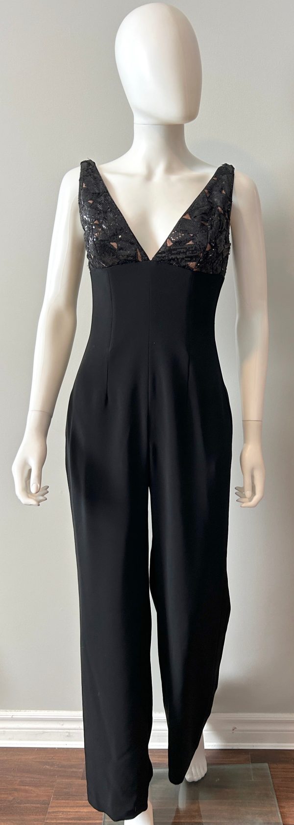 Wayne Clark Vintage Evening Tuxedo Romper Size 2 Hot on Sale