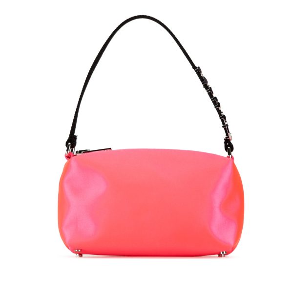 Alexander Wang Medium Heiress Satin Shoulder Bag Pink For Cheap