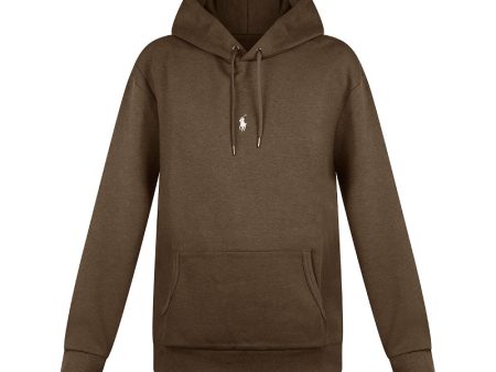 Ralph Lauren Polo Cotton Jersey Hoodie Brown Men s For Sale