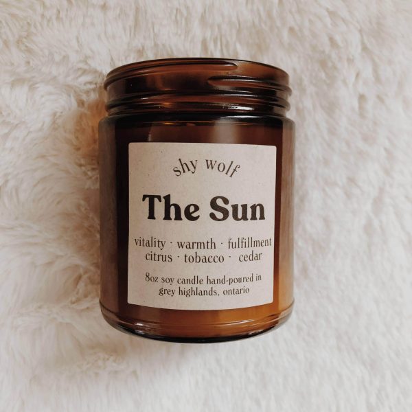 Shy Wolf Candles - The Sun - Citrus, tobacco, cedar Discount