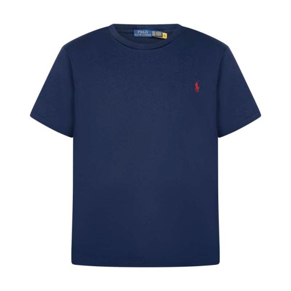 Ralph Lauren Polo Women s Cotton Jersey Crewneck T-Shirt Navy Online