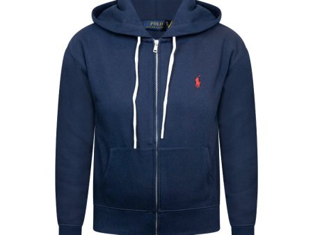 Ralph Lauren Polo Fleece Full Zip Women s Hoodie Navy For Her Online