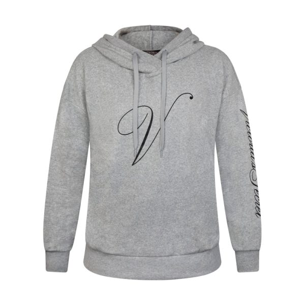 Victoria s Secret  V  Grey Hoodie Women s - Large Supply