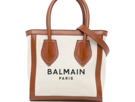 Balmain Canvas B-Army 24 Shopping Satchel Hot on Sale