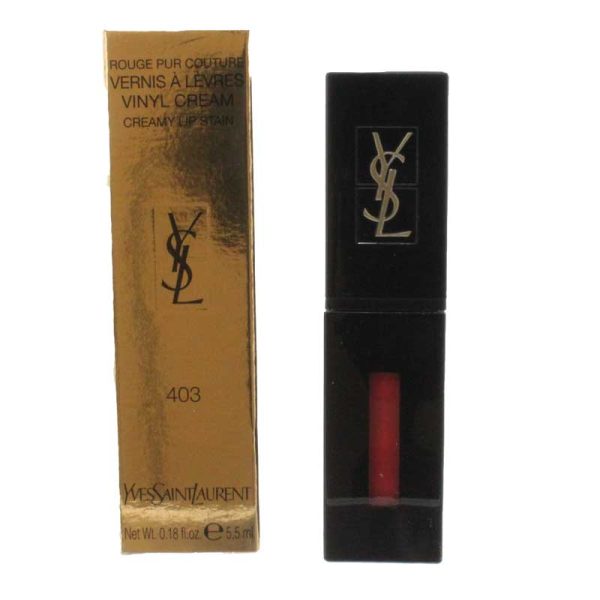 YSL Vinyl Cream Lip Stain 403 Rose Happening Hot on Sale