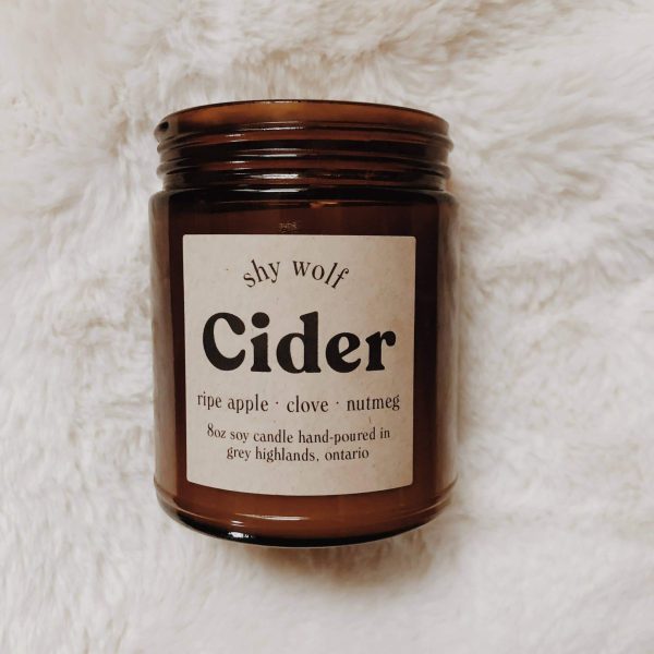 Shy Wolf Candles - Cider - Apple Scented Soy Candle Online Hot Sale