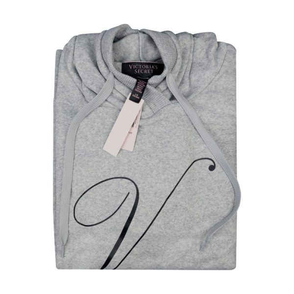 Victoria s Secret  V  Grey Hoodie Women s - Large Supply