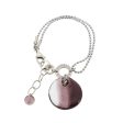 Antica Murrina Purple Glass & Silver Bracelet Sale