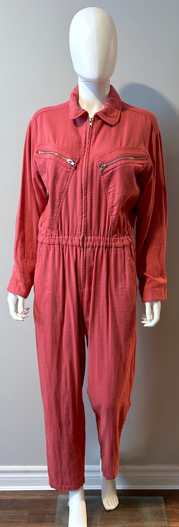 XIRENA Jaymes Cotton Pink Jumpsuit Size S Supply