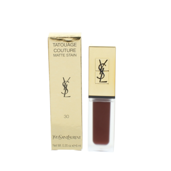 YSL Tatouage Couture Matte LipStain 30 Outrageous Red Online Hot Sale