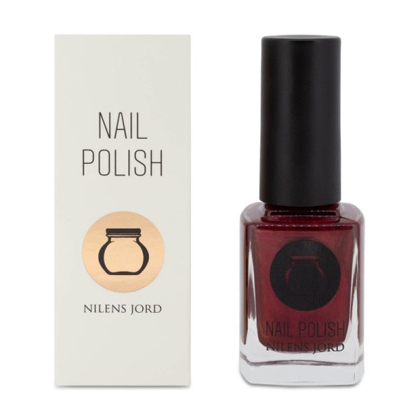 Nilens Jord Red Nail Polish No 6605 Cabaret Nail Varnish Long Lasting Wide Brush Cheap