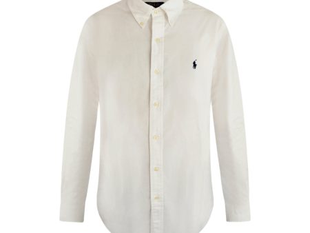 Ralph Lauren Custom Fit Shirt White Men s For Discount