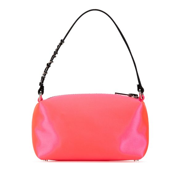 Alexander Wang Medium Heiress Satin Shoulder Bag Pink For Cheap