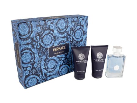 Versace Pour Homme 50ml Eau De Toilette Men s Fragrance Gift Set Fashion