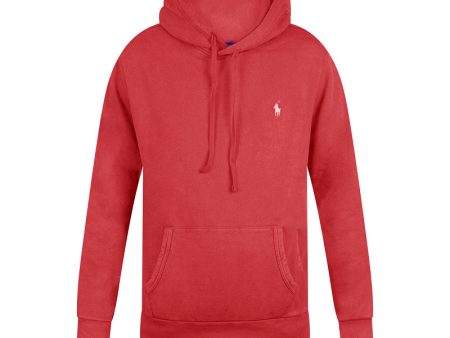 Ralph Lauren Polo Cotton Jersey Hoodie Red  Men s Sale