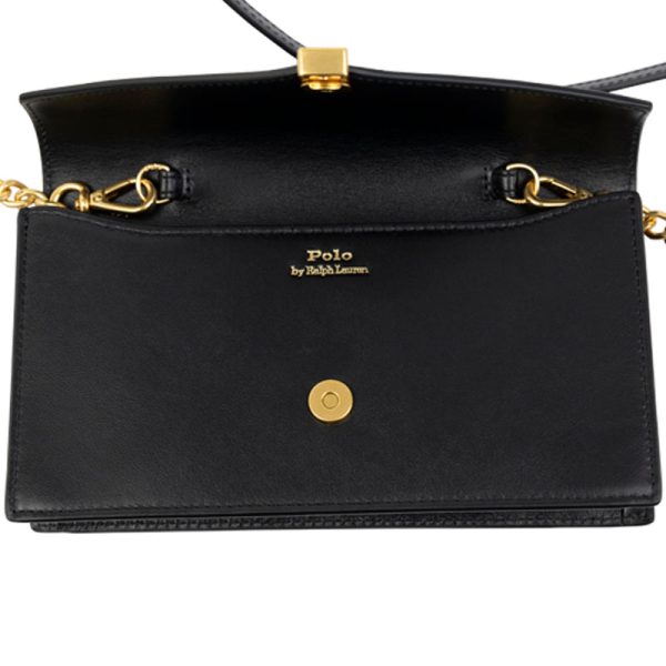 Ralph Lauren Polo Logo-Plaque Leather Crossbody Bag Online