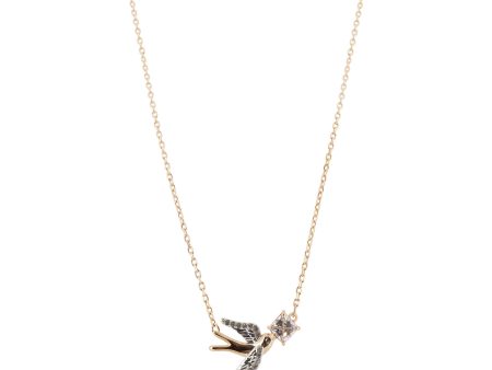 Swarovski Rose Gold Flying Swallow Necklace Fashion