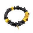 Antica Murrina Black & Gold Glass Kora Bracelet BR330A14 Fashion