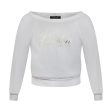 Victoria s Secret Off Shoulder  London  White Sweatshirt Women s Fashion