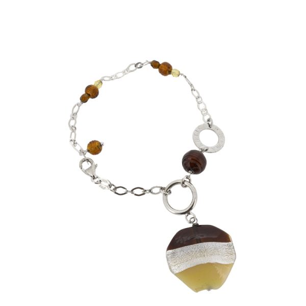 Antica Murrina Orange Glass Harmony Bracelet For Discount