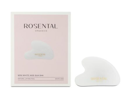 Rosental Organics Mini White Jade Gua Sha Natural Lifting Tool (Blemished Box) For Cheap