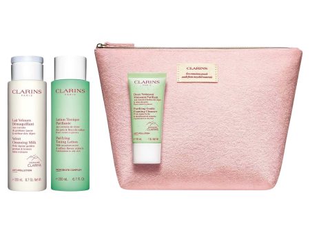 Clarins Perfect Cleansing Set (Combination to Oily Skin) Supply