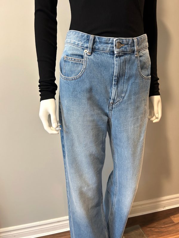 ISABEL MARANT ETOILE Belvira straight jeans Size 42 10 For Cheap