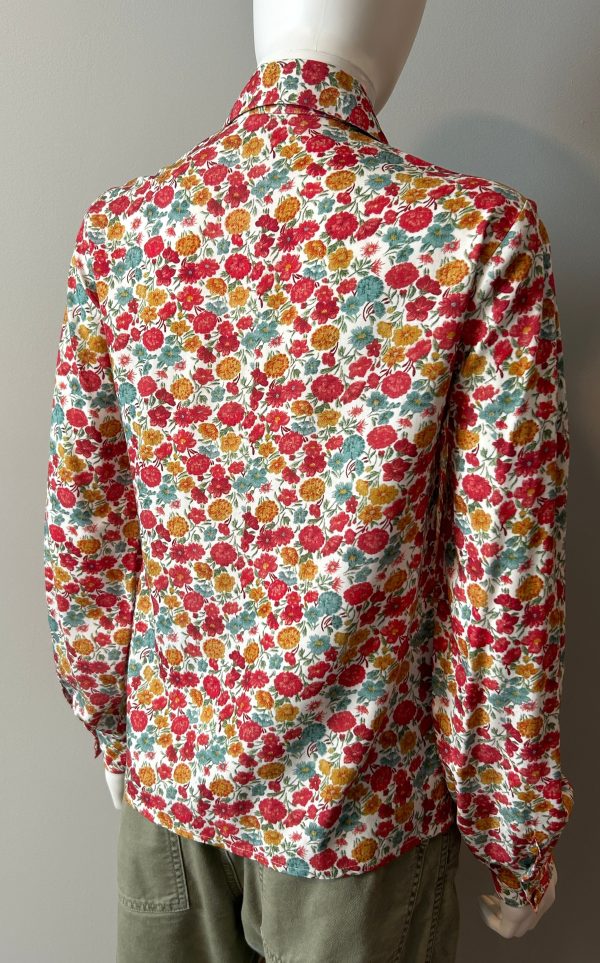 Loretta Caponi Floral Blouse Size Small Sale