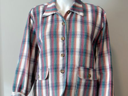 Ciao Lucia Plaid Jacket Size S Hot on Sale