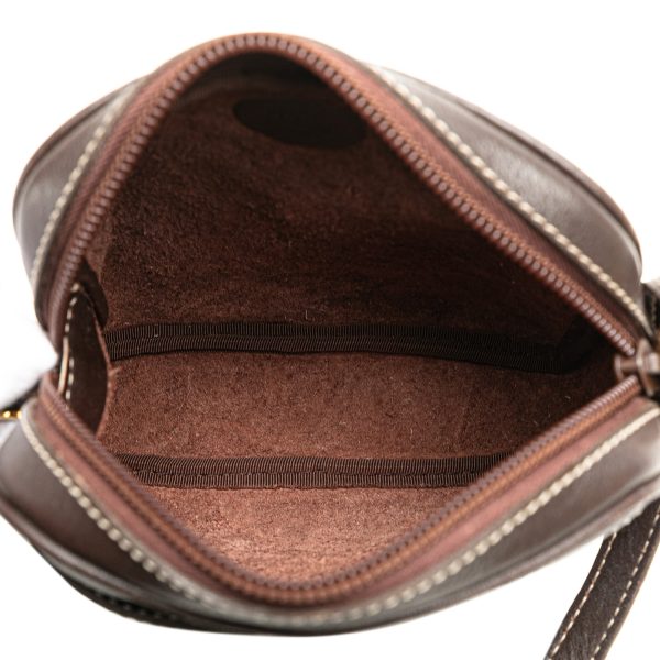 LOEWE Leather Crossbody Brown Online