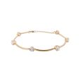 Swarovski Constella Bangle White, Rose-gold Tone Plated Bracelet Sale