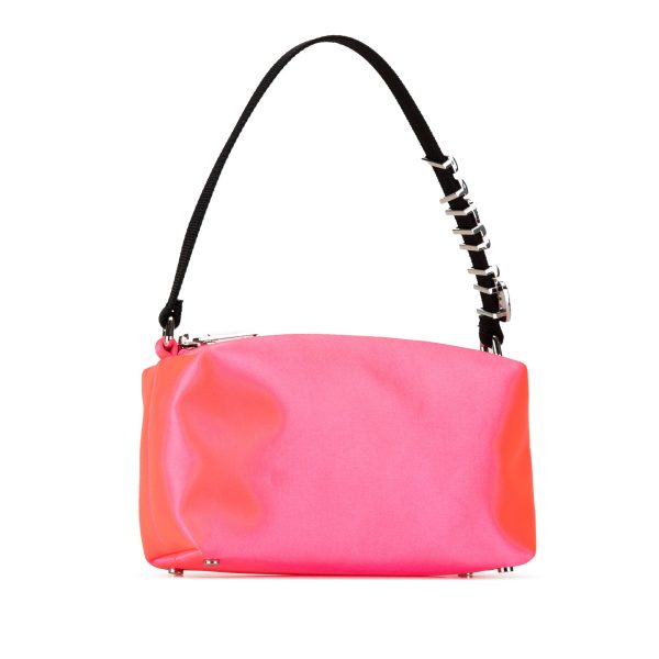 Alexander Wang Medium Heiress Satin Shoulder Bag Pink For Cheap